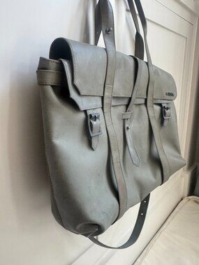 FREITAG (Swiss) Gray Tarpaulin Tote / Laptop Recycled Bag